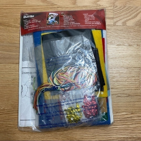 Vintage Bucilla Felt Stocking Craft Kit NWT Snowman Personalized Christmas 84594 - Picture 4 of 7